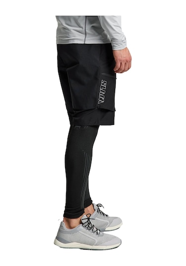 Slam Slam Pro Tech Short Erkek Siyah Şort W01 Siyah