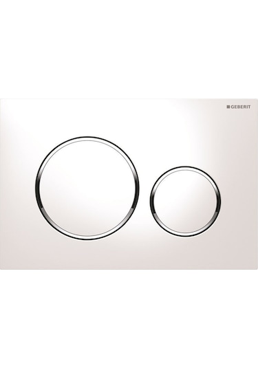 Geberit Sigma20 115.882.kj.1 Kumanda Kapağı.çift Basmalı.beyaz/pa Beyaz