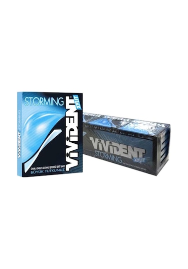 Vivident Xylit Storming Damla Sakız Aromalı Tatlandırıcılı Sakız 18 x 33 G