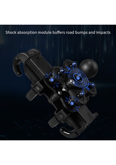 Springsun Motosiklet Telefon Tutucu, 360 Dönebilen Ayarlanabilir Bisiklet Telefon Tutucu Motosiklet Gidonu Telefon Braketi 4''-6.7'' Telefonlar İçin