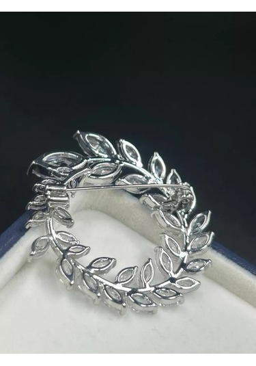 Scarlet Msk Broş Çiçek 211967899 Gri