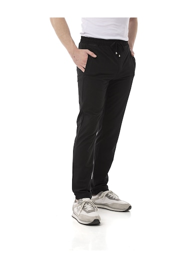 Monox Erkek Slim Fit Likralı Jogger Pantolon Siyah