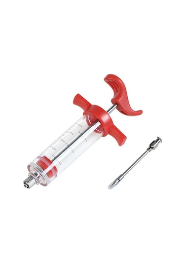 Et Marine Enjektör Set Paslanmaz  Çelik Iğne Baharat Sos Şırınga