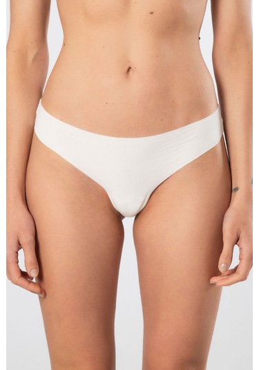 Türen Kadın Lazer Kesim Pamuklu String Külot 912/ekru Ekru