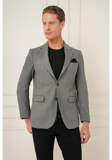 C 685 Slim Fit Haki Spor Ceket Haki