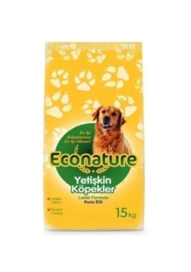 Econature Lamb Formula Kuzu Etli Yetişkin Köpek Maması 15 Kg