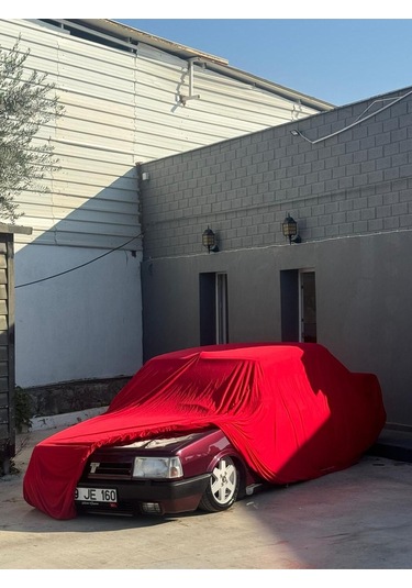 Tofaş Unıversal Kırmızı Penye Araç Brandası