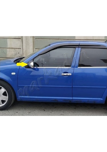 Woc Chrome Vw Bora Krom Ayna Kapağı 1998-2004 2 Parça Abs  Krom