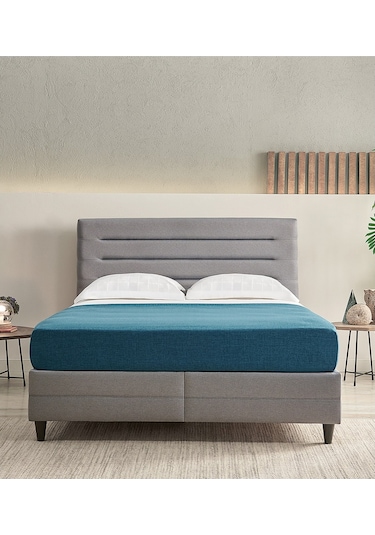 Yataş Bedding  Supreme Pedic Baza - Başlık Set -  Mavi 160x200