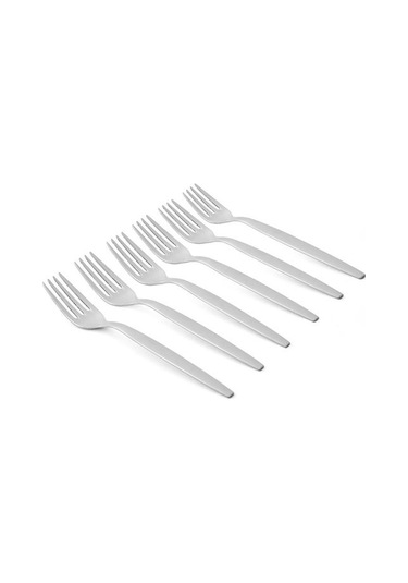 Hisar Lidya 6'lı Tatlı Çatalı Inox