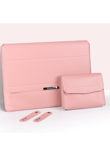 4'ü 1 Arada Evrensel Dizüstü Bilgisayar Tutucu Pu Su Geçirmez Koruma Bilek Dizüstü Bilgisayar Çantası, Boyut: 15 / 16 İnç Yeşil