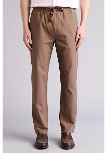 Defacto %100 Pamuk Slim Fit Pantolon D2671ax26smbn534 Kahve-bn534