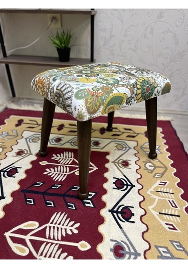 Asedia Trend Ceviz Yeşil Retro Sallanan Sandalye