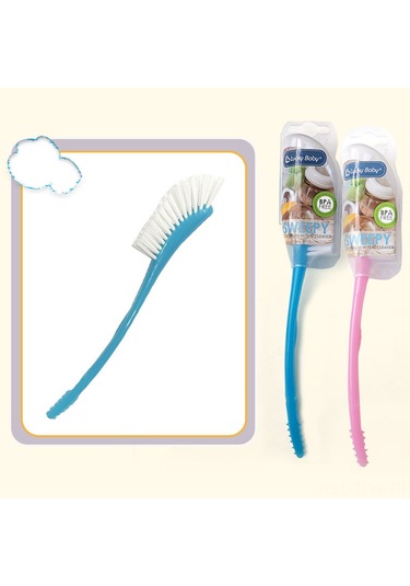 Tenfowee Bebek Biberon Fırçası - Nylon Yapılı, Pembe Renkli, 45x250mm Boyutlarında 1 Adet