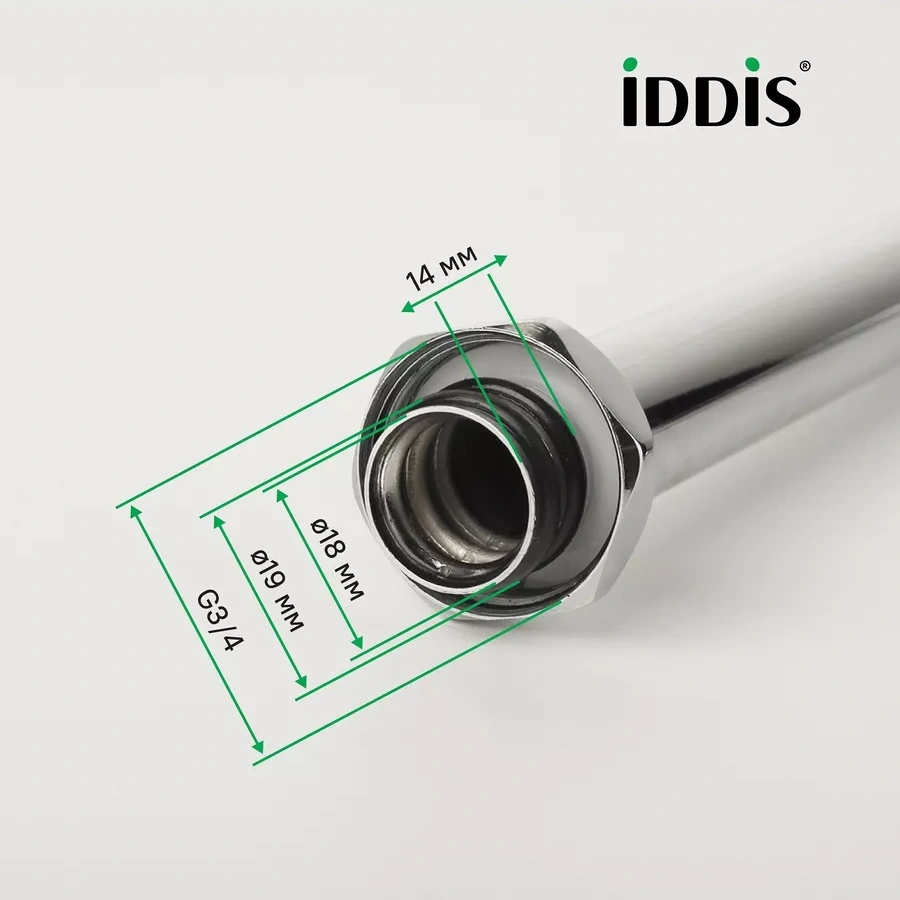 Iddıs Mutfak Musluğu, J Şekilli, Paslanmaz Çelik, Krom 139624244 Krom