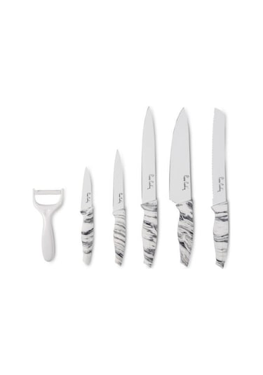 Pierre Cardin Pluto 6'lı Bıçak Seti Marble