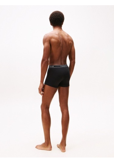 Tommy Hilfiger Tommy Hılfıger Erkek 3 Lü Boxer Um0um03520-0we Siyah