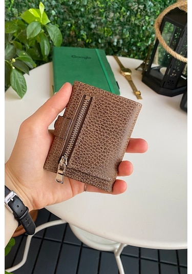 Modica® Montana - Hakiki Deri Minimalist Katlanabilir Cüzdan