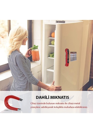 Inno 502 Katlanabilir Problu Mutfak Termometresi kalibre Ed