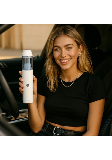 Mioji Mio 3c 15000pa Araç Süpürgesi - Beyaz 1 Adet