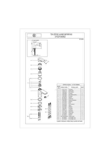 Ar Fia Lavabo Bataryası 102108962
