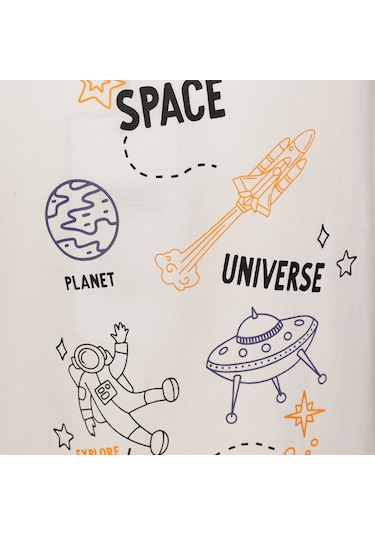 Hummel Peter Oversıze Çocuk Kısa Kollu Tişört 912152-9003 Beyaz