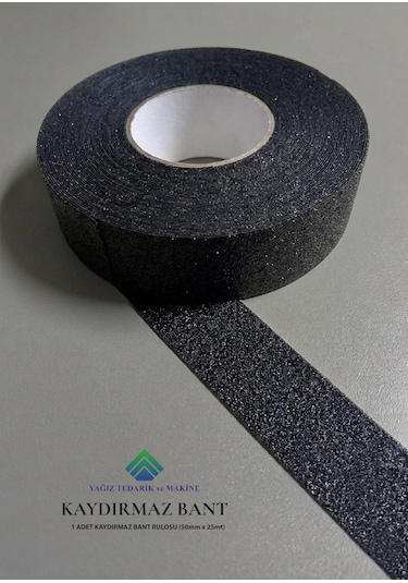 Siyah Kaydırmaz Bant 1 Adet 50mm X 25mt