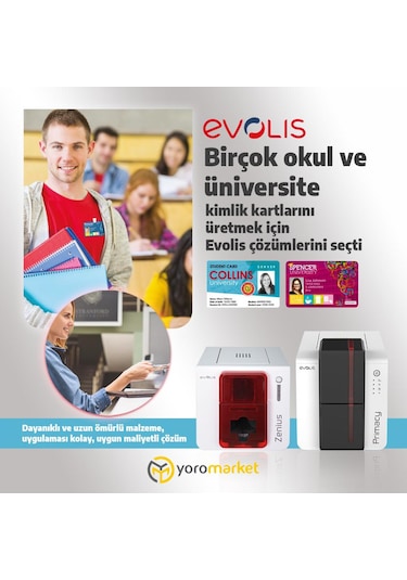 Evolis Primacy2 300 Renkli Baskı Tam Panel Rıbon R5f208m100