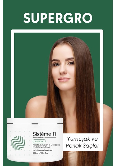 Sisteme 11 Hızlı Uzama Saç Maskesi 350 Ml