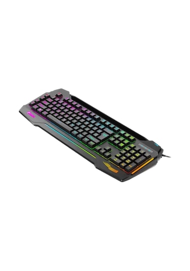 Klavye Gk702-rgb Black Kablolu Multımedya Q Tr