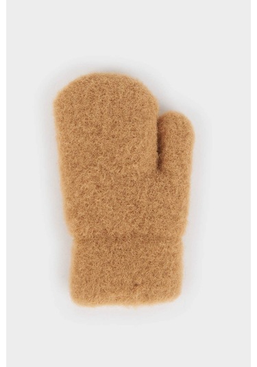 Defacto Erkek Bebek İçi Suni Yünlü Eldiven F0028a525wnbn450 Kahve