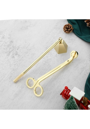 Suntek 2 In 1 Mum Snuffer Wick Giyotin Kesici Paslanmaz Çelik Ev