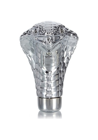 Didadodo Araba Mavi Led Flaş Işığı Manuel Vites Topuzu İç Dekorasyon Evrensel Vites Kolu Aksesuarları Siyah