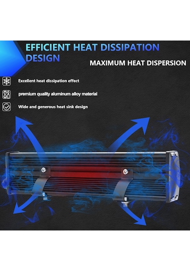 12 İnç Led Çalışma Işığı 264w 6000k Arazi Araçları K22349-12