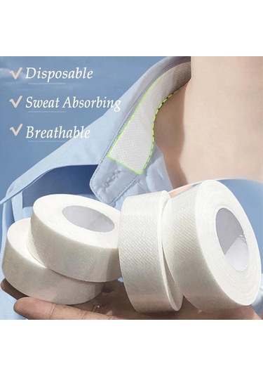 8/16m Yeni Tek Kullanımlık Kendinden Yapışkanlı Ter Pedleri Tişört Yaka Şapka Anti-terleme Pedi T-shirt Boyunluk Şapka Emici Etiket 8m