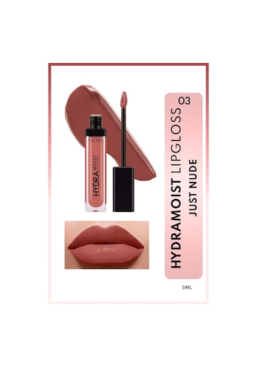 Hydramoist Lipgloss 03 Just Nude Nemlendirici Dudak Parlatıcısı - Nude 0