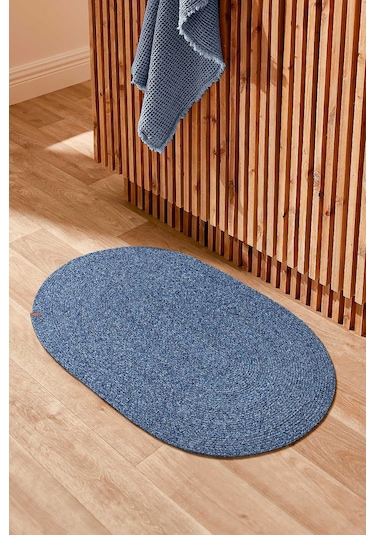 Cesta El Yapımı Örgü Lacivert Kilim 50x80 4020 Lacivert