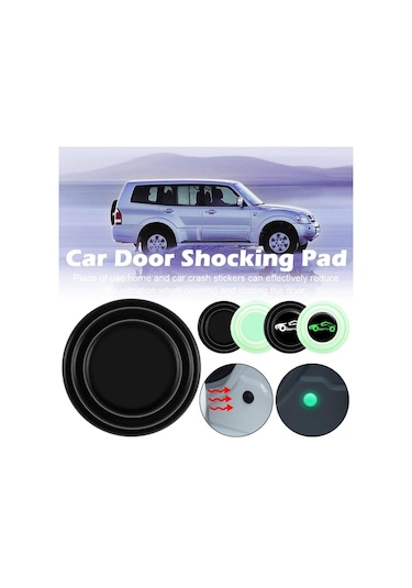 Lemestar Araç Kapısı Anti-çarpma Yastığı 10 Adet Siyah Etiksiz Silikon Tampon Suv Kamyonet Araç Aksesuarı 9210a
