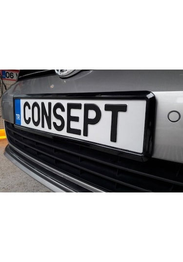 Piyano Black - Beyaz - Krom - Kırmızı - Pembe  Renk Seçenekleri Consept Plakalık