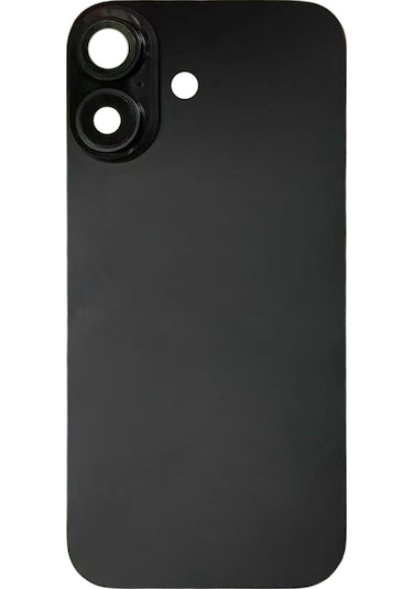 Teknonet Apple Uyumlu iPhone 17 Kamera Camlı Batarya Kapağı + Magsafe Flex - Siyah Siyah