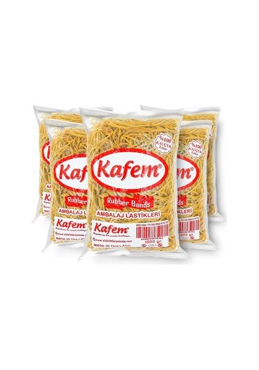 Kafem Ambalaj Lastiği  180 x 3 mm 5 Paket x 1 KG