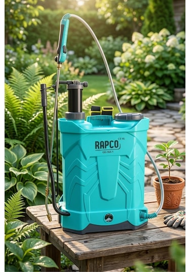 Rapco Yeşil Akülü Kollu İlaçlama Makinesi 16 Lt