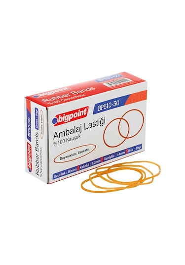 Bigpoint Ambalaj Lastiği 50 Gram %100 Kauçuk X 12 Kutu