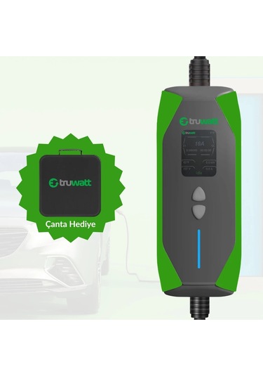 Truwatt 5 Metre 3.5kw Taşınabilir Elektrikli Araç Şarj Aleti