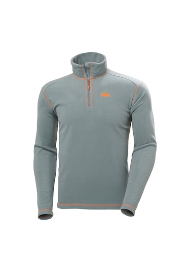 Helly Hansen Mount Fleece Erkek Polar Gri / Turuncu Gri - Turuncu