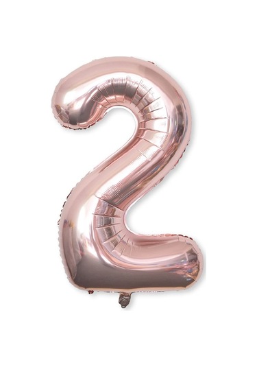 2 Adet 40 Inç Alüminyum Folyo Numarası Balonlar Doğum Günü Düğün Nişan Parti Dekor Çocuk Top Malzemeleri 2-champaign Altın
