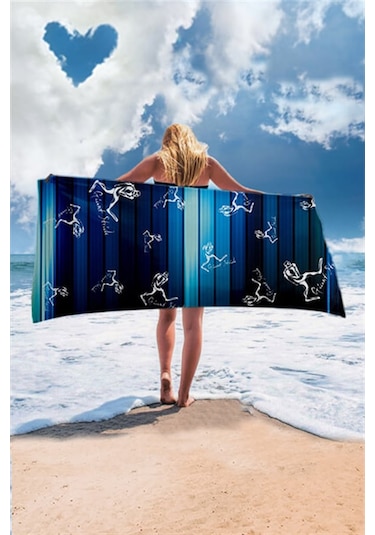 Blue Waves Towel