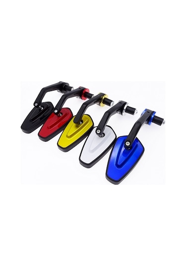 Motosiklet Kolu Tüm Alüminyum Kiraz Dikiz Aynası Altın