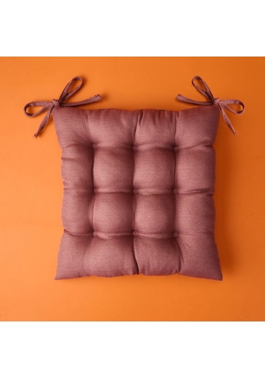 Evidea Soft Traum Sandalye Minderi - Gülkurusu - 40x40 Cm Gülkurusu