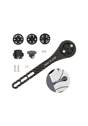 Padalink Gub 695 Karbon Fiber Bicycle Bilgisayar Tutucu, Yol Bisikleti Dönük Saplı, 17g Hafif, Bryton/wahoo/cateye/spor Kamera Uyumlu Çok Renkli